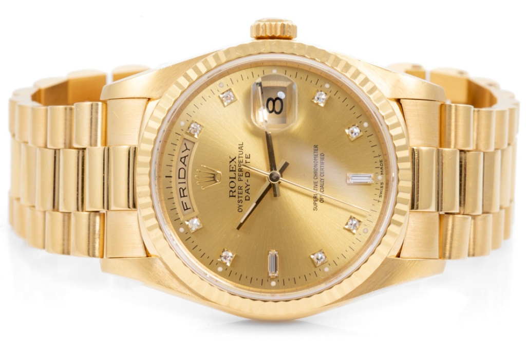 Rolex Day Date 18ct Gold Mens Watch