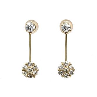 1.01ct Diamond Earrings