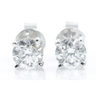 1.01ct Diamond Stud Earrings