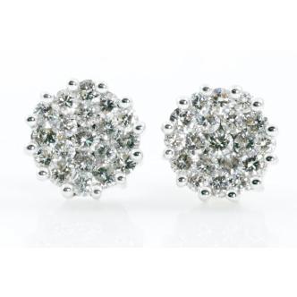 1.00ct Diamond Earrings