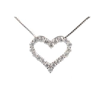 1.00ct Diamond Heart Pendant