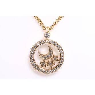 Chopard Happy Moon & Stars Diamond Pendant