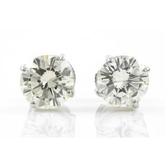 4.72ct Diamond Stud Earrings GSL