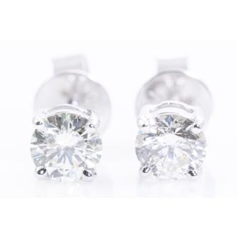 0.63ct Diamond Stud Earrings
