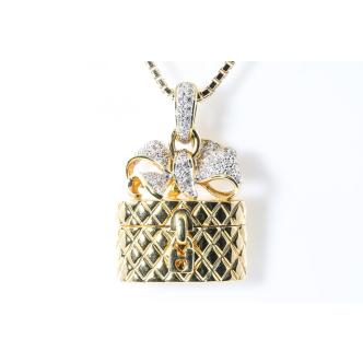 0.35ct Diamond Handbag Pendant