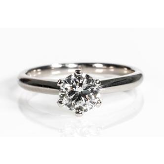 0.82ct Diamond Solitaire Ring