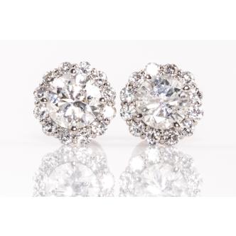 2.64ct Diamond Earrings