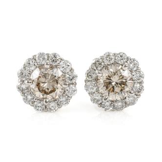 1.29ct Centre Diamond Earrings