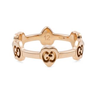 Gucci G Icon Heart Station Ring