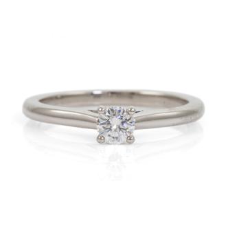 Cartier Solitaire Diamond Ring GIA F VVS