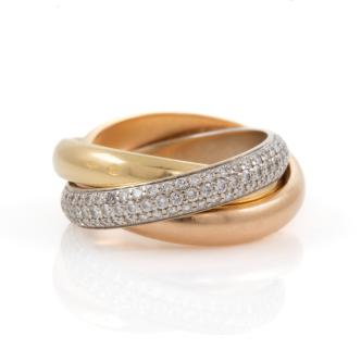 Cartier Trinity Diamond Ring