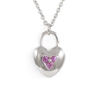 Tiffany & Co. Heartlock Sapphire Pendant