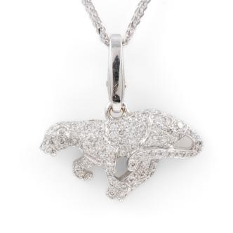 Cartier Panther Diamond Pendant