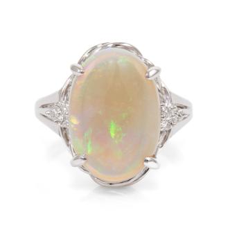 3.00t Opal and Diamond Ring