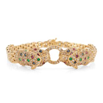 Mixed Gemstone & Diamond Bracelet