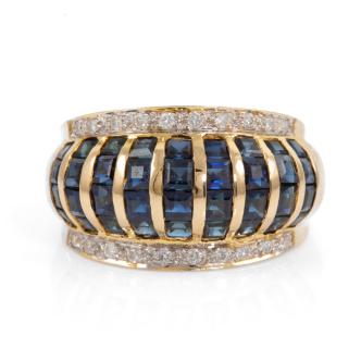 1.50ct Sapphire & Diamond Ring
