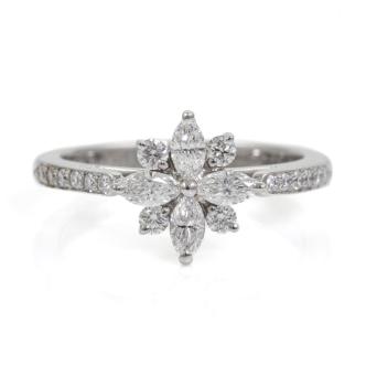 Tiffany & Co. Victoria Cluster Diamond Ring