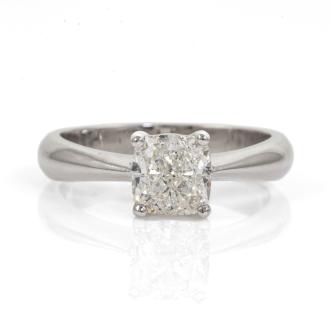 1.38ct Diamond Solitaire Ring GIA H SI1