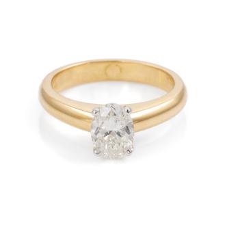 1.01ct Diamond Solitaire Ring GIA J IF