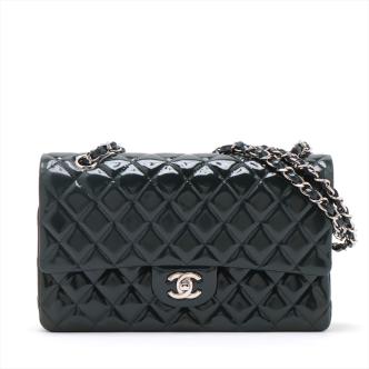 Chanel Medium Patent Double Flap Bag