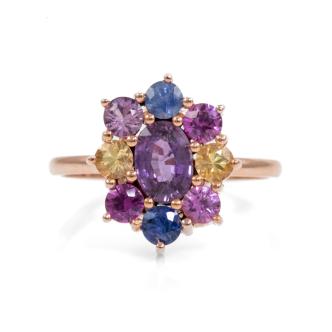 Multi-Colour Ceylon Sapphire Ring