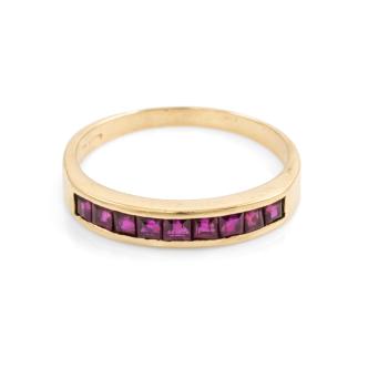 18ct Yellow Gold Ruby Ring