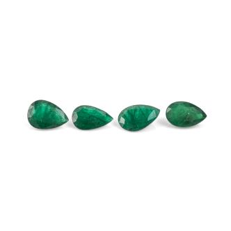 12.30ct Parcel of 4 Zambian Emeralds