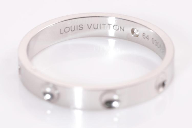 Louis Vuitton Empreinte Ring, Yellow Gold Gold. Size 59
