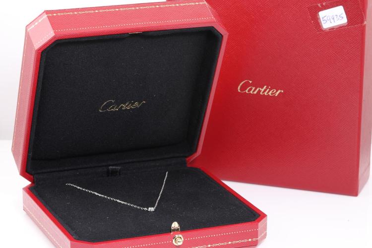 Cartier Diamants Legers Diamond Necklace 0.74ct G/VS | Rich Diamonds