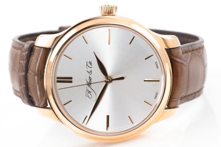 H. Moser & Cie. - Endeavour Perpetual Moon Red Gold and Aventurine Concept  dial