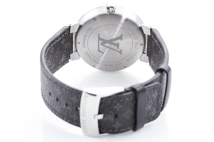 Tambour Slim Monogram, Quartz, 39mm, Stainless Steel - Watches