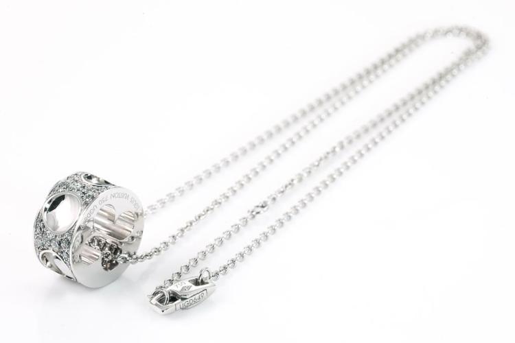 Louis Vuitton Empreinte Mini Ring Pendant Necklace