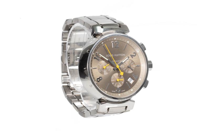 Louis Vuitton Q1122 Tambour Chronograph Men's Watch