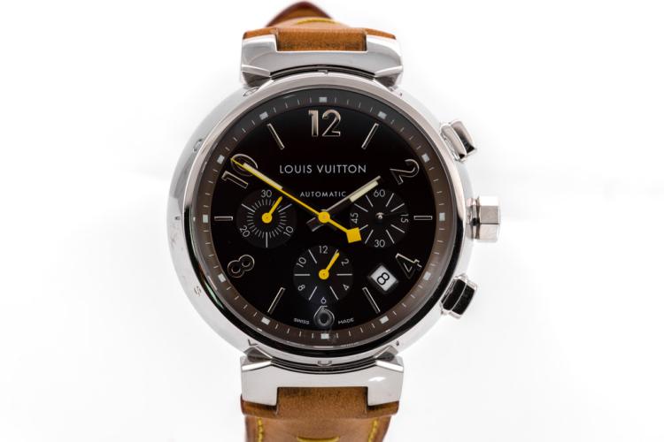 Louis Vuitton Tambour Chronograph Automatic // Q1121 // Pre-Owned