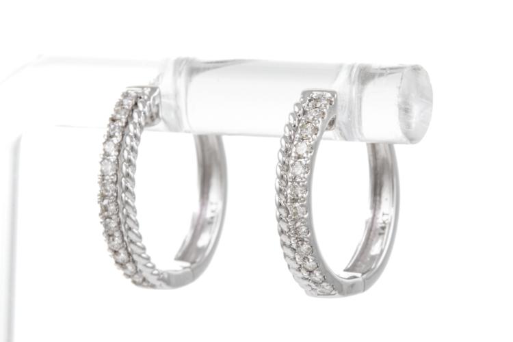 0.23ct Diamond Earrings | First State Auctions United States