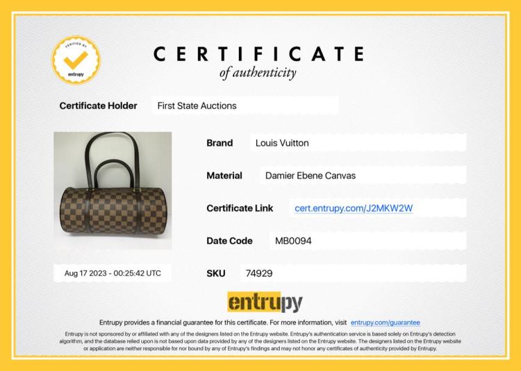Louis Vuitton Damier Ebene Papillon 30 - Preowned Louis Vuitton Canada