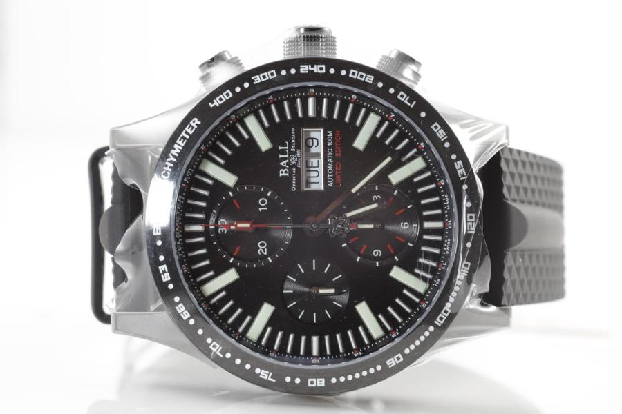Brellum Pandial DD DLC Full Black Chronometer | WatchGecko