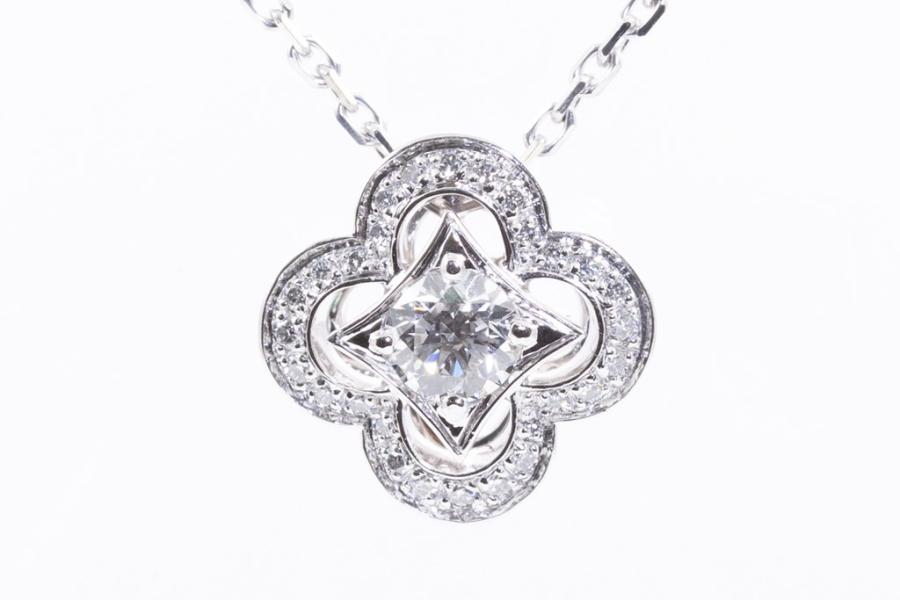 Louis Vuitton 18K Diamond Empreinte Pendant w/ Unbranded 14K Chain Necklace  - 14K Yellow Gold Pendant Necklace, Necklaces - LOU848738 | The RealReal