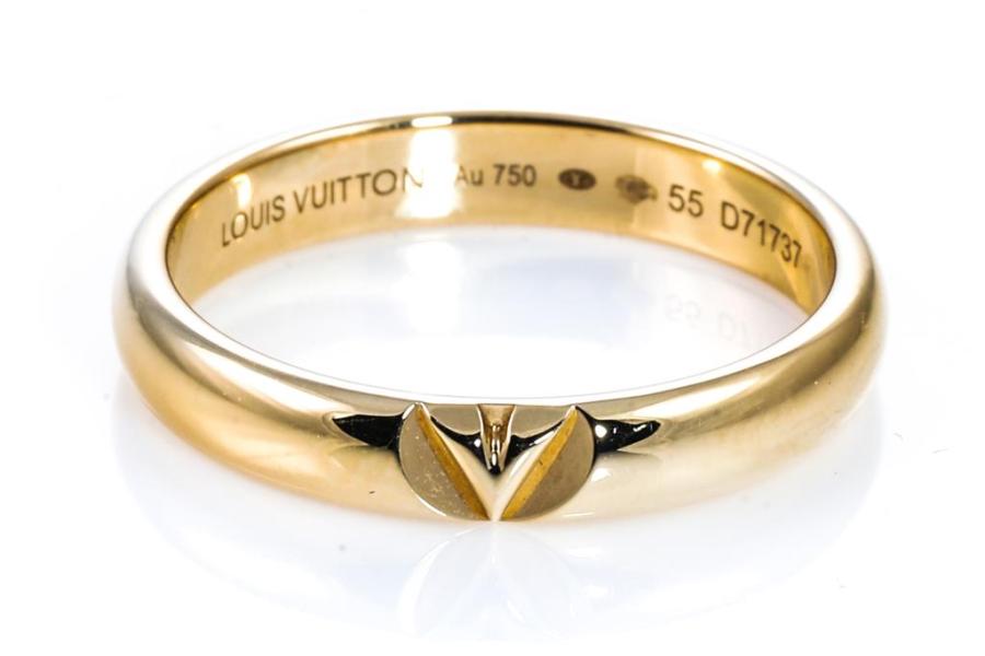 Loui S Vuitton LV VOLT MULTI RING, WHITE GOLD and Gold