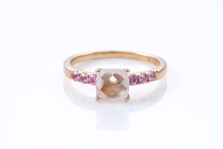 Vendome Aoyama Rose Quartz Pink Sapphire Ring | First State
