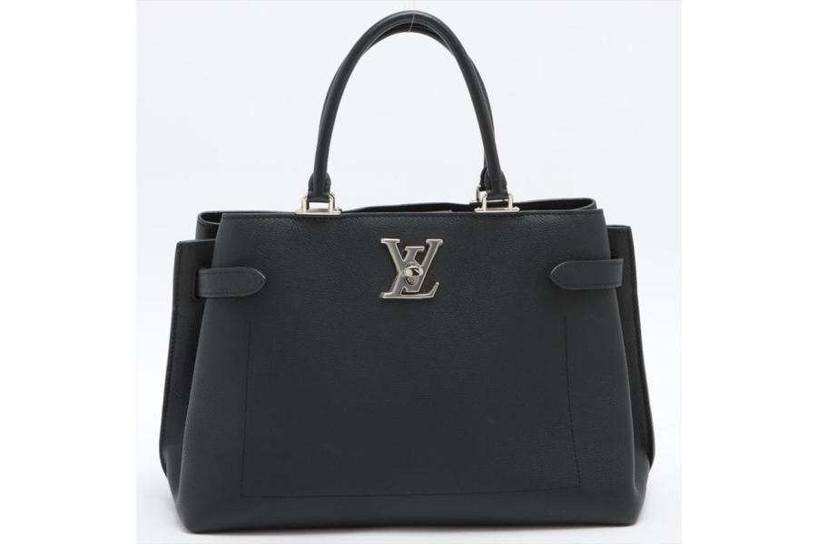 Louis Vuitton, Bags, Louis Vuitton Black Lockme Day Tote