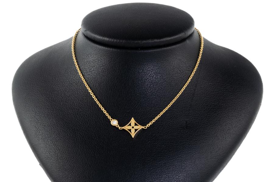 Louis Vuitton Blossom Necklace Gold Chain