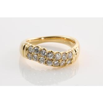 0.70ct Diamond Dress Ring 18ct Gold