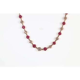 3.15ct Ruby and Diamond Necklace