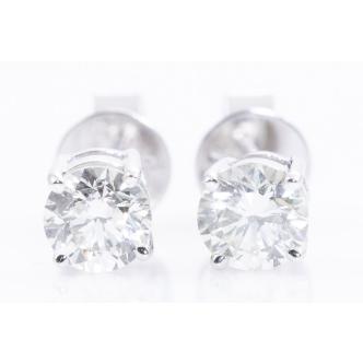 0.74ct Diamond Stud Earrings