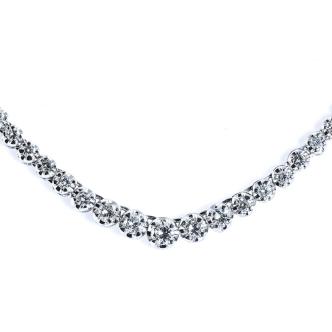 3.04ct Diamond Tennis Necklace