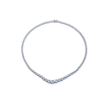 5.04ct Diamond Tennis Necklace