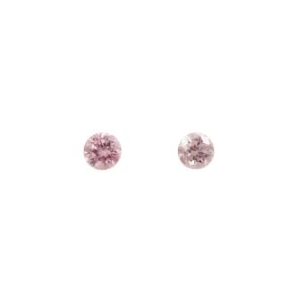 Pair of Fancy Pink Diamonds 0.04ct GSL