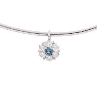 0.08ct Alexandrite & Diamond Necklace