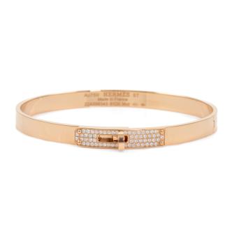 Hermes Kelly Diamond bracelet